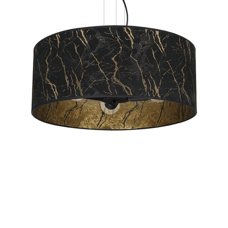 Milagro - Lampa wisząca SENSO Black/Gold 3xE27