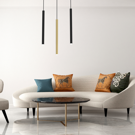 Milagro - Lampa wisząca MONZA BRASS 3xG9 max 8W LED