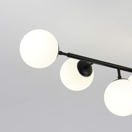 Lampa wisząca Dorado czarna 8xE14