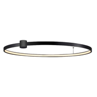 Plafon Ring L czarny LED CCT