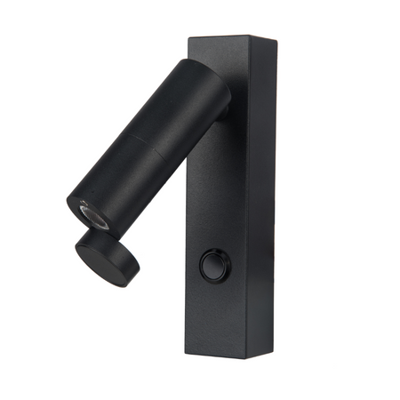 Kinkiet Miri czarny LED