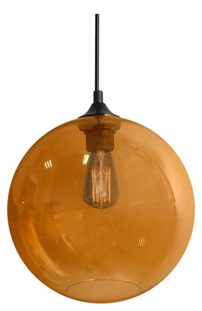 Candellux - Lampa Wisząca Edison 25 1X60W E27 Bursztynowy