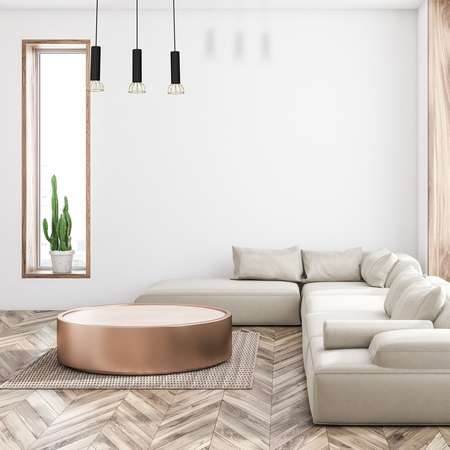 Milagro - Lampa wisząca DANTE Black/Gold 3x mini GU10