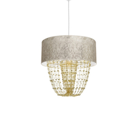 Milagro - Lampa wisząca ALMERIA WHITE/GOLD 1xE27