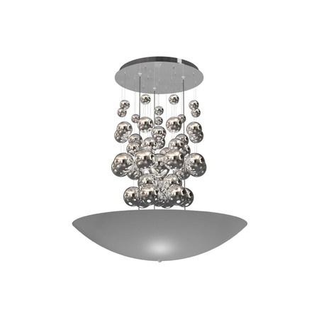 Milagro - LAMPA WISZĄCA PERLA SILVER 42W LED