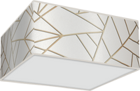 Milagro - Lampa sufitowa ZIGGY WHITE White/Gold 2xE27