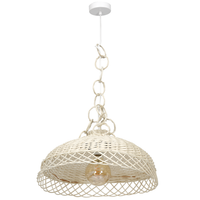 Milagro - Lampa wisząca VIMINI WHITE 1xE27