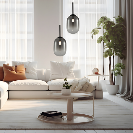 Milagro - Lampa wisząca ALIAS BLACK 1xG9 fi 120
