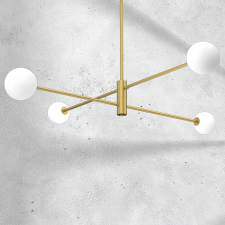 Milagro - Lampa sufitowa DORI GOLD 4xG9