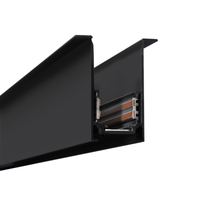 Szyna magnetyczna podtynkowa LL-20F czarna 300cm