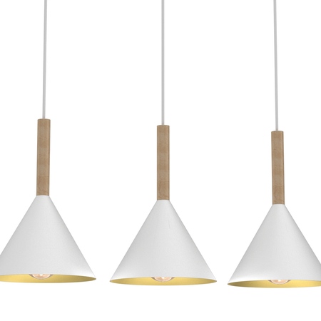 Milagro - Lampa wisząca PERU WHITE 3xE27