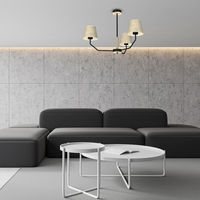 Milagro - Lampa wisząca ETNA Black 3xE27