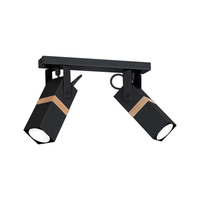 Milagro - Lampa sufitowa VIDAR BLACK 2xGU10