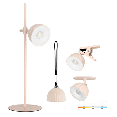 Lampka biurkowa LED ORBI 2,5W CCT różowa Laitica