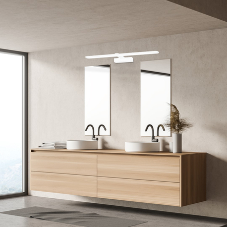 Milagro - Kinkiet SPLASH WHITE 60cm 12W LED