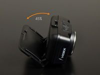 Latarka czołowa LED 5W + COB IP65 czujnik ruchu