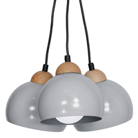 Milagro - Lampa wisząca DAMA GRAY 3xE27