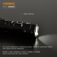 Latarka kompaktowa LED ZOOM 10W 650lm IP44 VLF-A105Z
