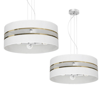 Milagro - Lampa Wisząca ULTIMO WHITE 3xE27