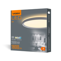 Plafon LED oprawa sufitowa biała okrągła 18W 4000K 1800lm VL-DL3R-184W