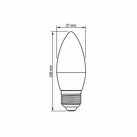 Żarówka LED 7W 630lm 3000K E27 ciepła