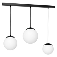 Milagro - Lampa wisząca LIMA BLACK 3xE14
