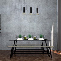 Milagro - Lampa wisząca DANTE Black/Gold 3x mini GU10