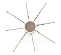 LAMPA DEKORACYJNA SUFIT 38W +  PILOT - BRĄZ - ZŁOTO DL-F07 FARO