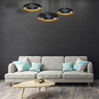 Milagro - LAMPA WISZĄCA RONDO NERO 36W LED