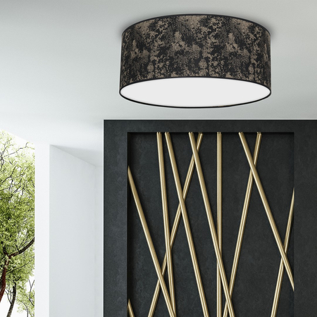 Milagro - Lampa Sufitowa SATINO GOLD 2xE27 Ø40cm