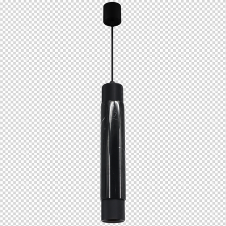 Milagro - Lampa wisząca MARBLE BLACK 1xGU10