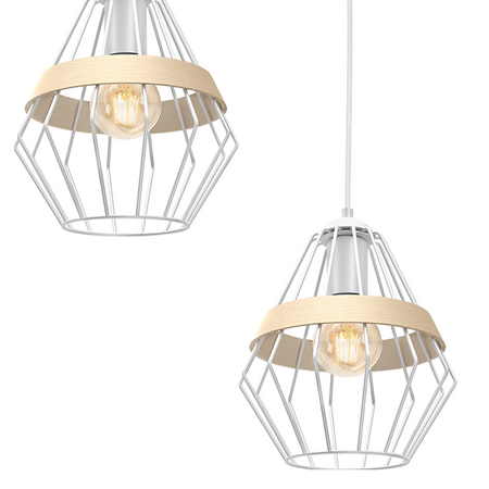 Milagro - Lampa wisząca CLIFF WHITE 3xE27