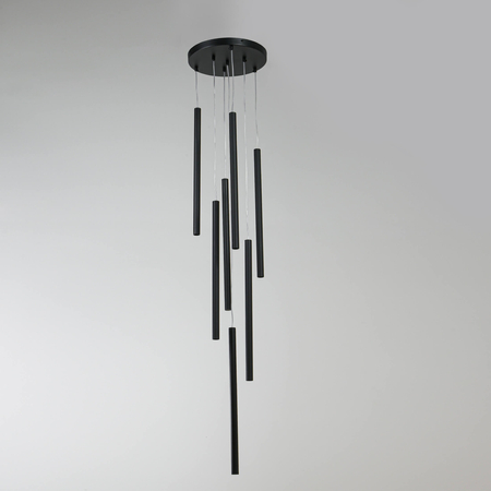 Lampa wisząca Lungo 7 czarna 7xG9