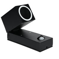 Kinkiet ogrodowy z czujnikiem ruchu QUAZAR 15 1xGU10 LX IP44 czarny Kobi