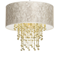 Milagro - Lampa wisząca ALMERIA WHITE/GOLD 1xE27