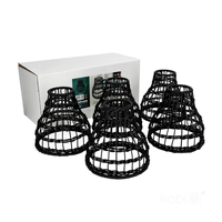 Klosz do zestawu CRETE LS R2 czarny 5 sztuk Kobi Design