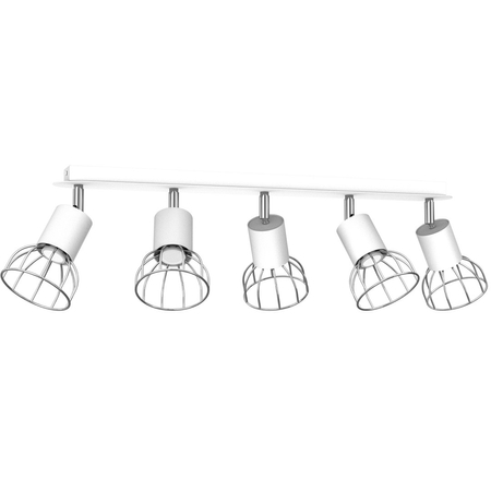 Milagro - Lampa Sufitowa Dante Silver 5x mini GU10