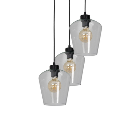 Milagro - Lampa wisząca SANTIAGO CLEAR 3xE27