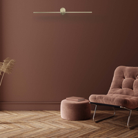 Kinkiet Ścienny LED Modern Slim 60cm Złoty 8W Ciepła Barwa 3000K Klasa IP44