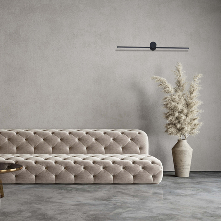 Kinkiet Ścienny Modern Slim 60cm Czarny LED 8W Barwa Ciepła 3000K IP44