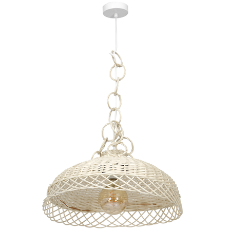 Milagro - Lampa wisząca VIMINI WHITE 1xE27