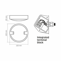 Oprawa zewnętrzna LED bulkhead 18W 1440lm 5000K