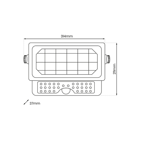 Eko-Light - Naświetlacz Solarny Epad 10W 1150lm 4000K