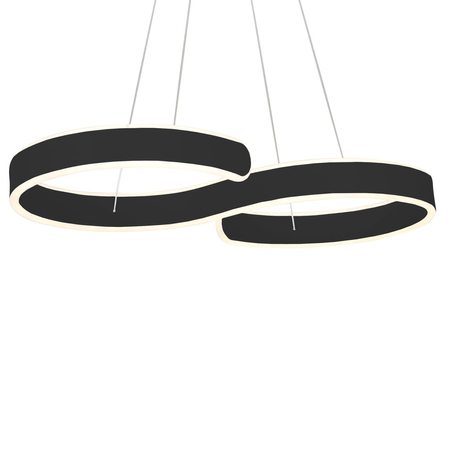 Milagro - Lampa wisząca INFINITY BLACK 60W LED