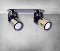 Milagro - Lampa sufitowa WILSON BLACK 2xGU10