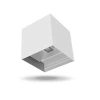 Oprawa elewacyjna dwustronna kinkiet LED biały 6W IP54 2700K