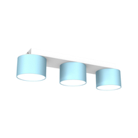 Milagro - Lampa sufitowa DIXIE Blue/White 3xGX53