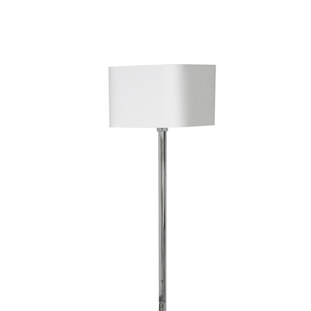 Milagro - Lampa stojąca NAPOLI WHITE/CHROME 1xE27