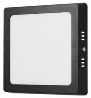Panel led natynkowy 6W czarny kwadrat 4000K