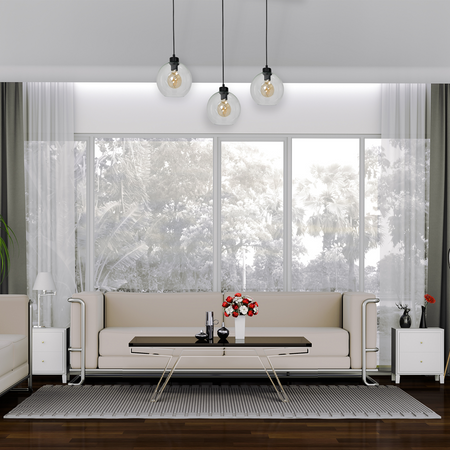 Milagro - Lampa wisząca SOFIA CLEAR 3xE27